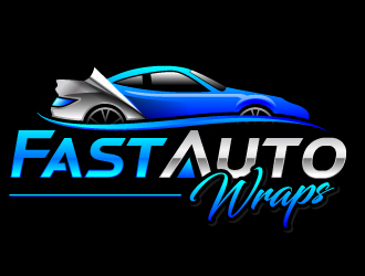 Fast Auto Wraps logo design by jaize