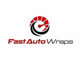 Fast Auto Wraps logo design by menanagan