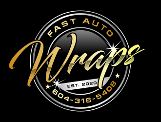 Fast Auto Wraps logo design by kopipanas