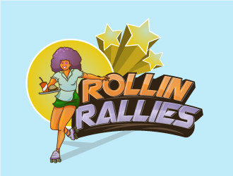 Rollin Rallies logo design by Stu Delos Santos (Stu DS Films)