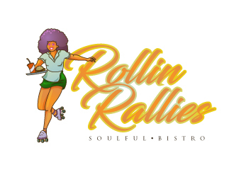Rollin Rallies logo design by Stu Delos Santos (Stu DS Films)