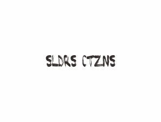 SLDRS   CTZNS (soldiers and citizens) logo design by afra_art