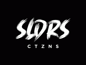 SLDRS   CTZNS (soldiers and citizens) logo design by Bananalicious