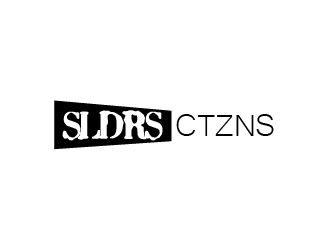 SLDRS   CTZNS (soldiers and citizens) logo design by Blackship_studio