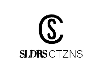 SLDRS   CTZNS (soldiers and citizens) logo design by Blackship_studio