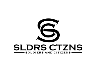 SLDRS   CTZNS (soldiers and citizens) logo design by FirmanGibran