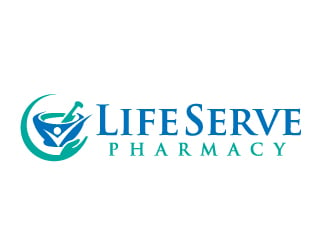 Life Serve Pharmacy logo design by jaize