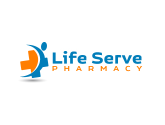 Life Serve Pharmacy logo design by karjen