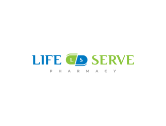 Life Serve Pharmacy logo design by ngattboy