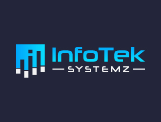 InfoTek Systemz logo design by akilis13