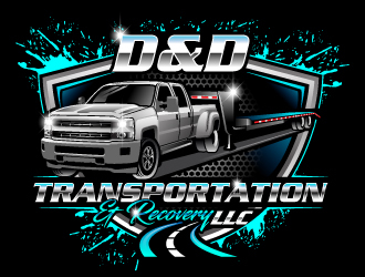 D&D Transportation & Recovery, LLC logo design by Suvendu