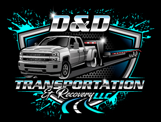 D&D Transportation & Recovery, LLC logo design by Suvendu