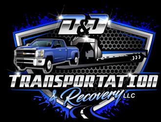 D&D Transportation & Recovery, LLC logo design by bosbejo