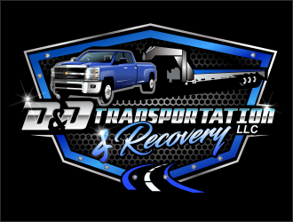 D&D Transportation & Recovery, LLC logo design by bosbejo