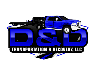 D&D Transportation & Recovery, LLC logo design by ElonStark