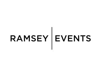 RAMSEY EVENTS  logo design by puthreeone