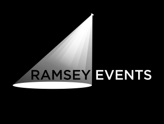 RAMSEY EVENTS  logo design by GassPoll