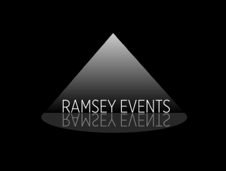 RAMSEY EVENTS  logo design by ElonStark