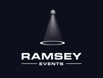 RAMSEY EVENTS  logo design by Bananalicious