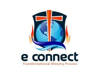 e-Connect Transformational Minsitry Process logo design by Suvendu