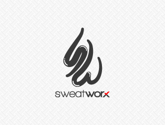 SWEATWORX  logo design by ascii