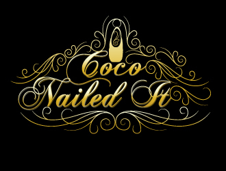 Coco Nailed It logo design by LucidSketch