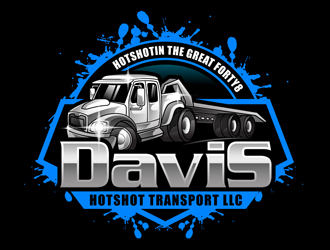 DaviS HotShot Transport LLC logo design by DreamLogoDesign