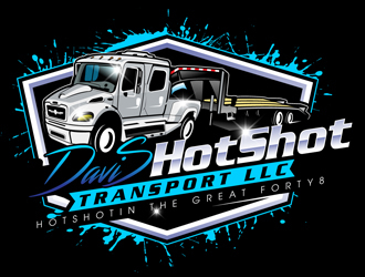 DaviS HotShot Transport LLC logo design by DreamLogoDesign