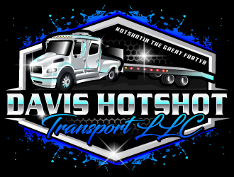DaviS HotShot Transport LLC logo design by LucidSketch