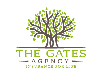 The Gates Agency logo design by akilis13