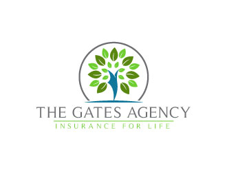 The Gates Agency logo design by Webphixo