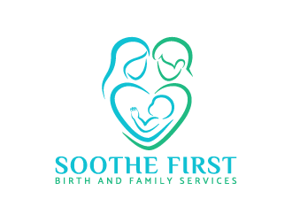 Soothe First Birth and Family Services logo design by Andri