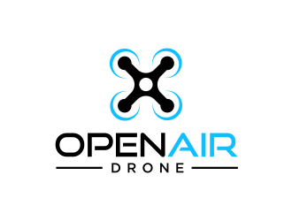 OpenAir Drone logo design by GassPoll