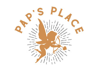 Pap’s Place  logo design by aryamaity