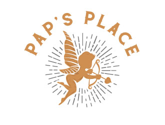 Pap’s Place  logo design by aryamaity