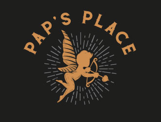Pap’s Place  logo design by aryamaity