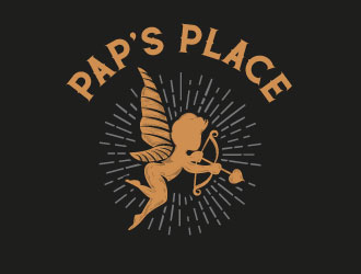 Pap’s Place  logo design by aryamaity