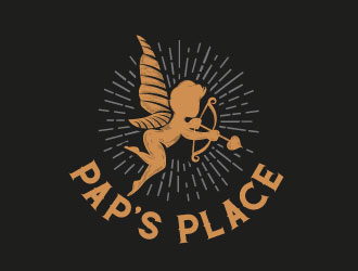 Pap’s Place  logo design by aryamaity