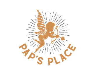 Pap’s Place  logo design by aryamaity