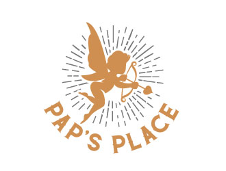 Pap’s Place  logo design by aryamaity