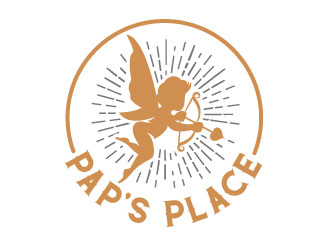 Pap’s Place  logo design by aryamaity