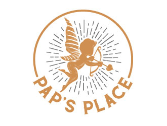 Pap’s Place  logo design by aryamaity