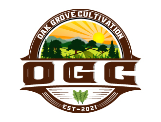Oak Grove Cultivation (OGC) logo design by Suvendu
