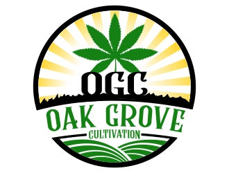 Oak Grove Cultivation (OGC) logo design by MonkDesign