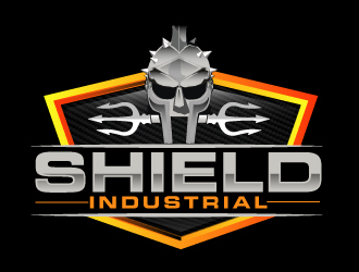 Shield Industrial logo design by ElonStark