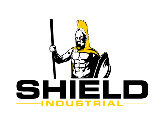 Shield Industrial logo design by ElonStark