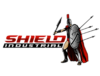 Shield Industrial logo design by DreamLogoDesign