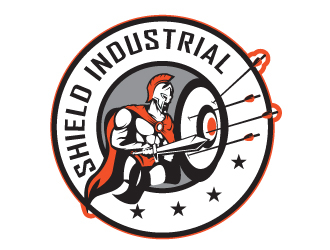 Shield Industrial logo design by Suvendu