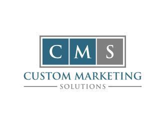 Custom Marketing Solutions logo design by vostre