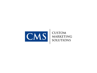 Custom Marketing Solutions logo design by haidar